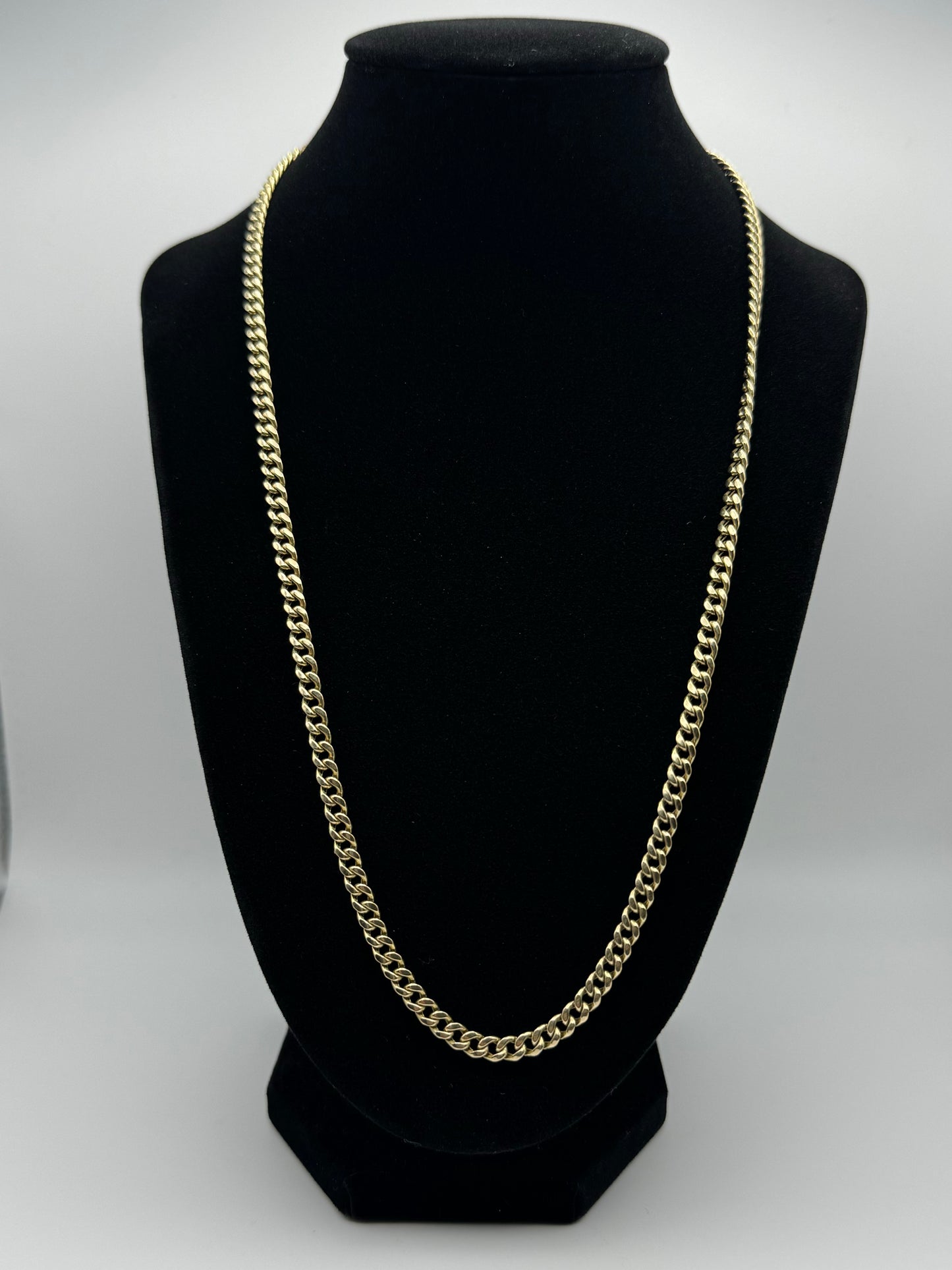 10k Yellow Gold Cuban Link 22”